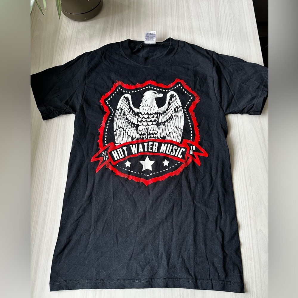 Hot Water punk band T-shirt, men’s size small.